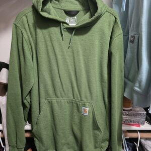 Carhartt Men's Olive Green Pullover Hoodie
